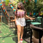 Aanchal Munjal Instagram – Can’t decide if this outfit is hot or cute 👅