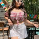 Aanchal Munjal Instagram – Can’t decide if this outfit is hot or cute 👅
