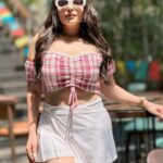 Aanchal Munjal Instagram – Can’t decide if this outfit is hot or cute 👅