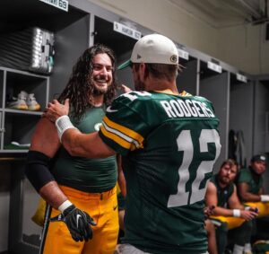 Aaron Rodgers Instagram - Happy Birthday to my brother @davidbakhtiari who makes me laugh every single day of my life. So thankful for you 69 ❤️ #birthdayboy #