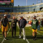Aaron Rodgers Instagram - About last night...❤️ This is James Campen, former Green Bay packer player and coach, but he’s always been more than just a coach. He has been a mentor, confidant, father figure, supporter, and Friend to SO MANY players over the last 3 decades. As just about any player who played for/with him for years would attest, we are all better for having been around Jimmy. You’re a better person than a coach my friend, and you’re a tremendous coach. ❤️ #footballisfamily #yims #gratitude #