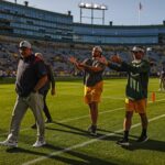 Aaron Rodgers Instagram - About last night...❤️ This is James Campen, former Green Bay packer player and coach, but he’s always been more than just a coach. He has been a mentor, confidant, father figure, supporter, and Friend to SO MANY players over the last 3 decades. As just about any player who played for/with him for years would attest, we are all better for having been around Jimmy. You’re a better person than a coach my friend, and you’re a tremendous coach. ❤️ #footballisfamily #yims #gratitude #
