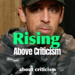 Aaron Rodgers Instagram - Learning to disregard criticism from those whose opinions we wouldn’t seek for advice can be a powerful lesson. Realizing this can shift our focus away from worrying about judgments, especially from those whose viewpoints don’t align with our values. This understanding promotes confidence and resilience, paving the way for personal growth and the pursuit of our true potential. #icanfly #confidence