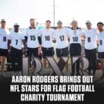 Aaron Rodgers Instagram - @aaronrodgers12 brings together NFL stars to play in @rx3growth’s 3rd annual Charity Flag Football Tournament, where they helped raise nearly $3M for a variety of charities 🙌