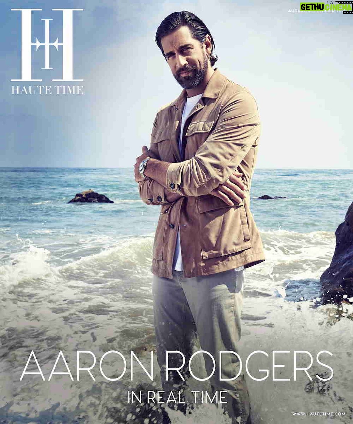Aaron Rodgers Instagram - Time. Every second is of infinite value. 🕰 Interview link in story ❤️ @hautetime @zenithwatches @christianmarc @randallslavin @thisjenna @mrmontyjackson @laurainwonderland__ @malibubeachinn