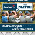 Aaron Rodgers Instagram - Gray Beard beatdown of these young pups coming June 1st. #CapitalOnesTheMatch is back. ⛳️