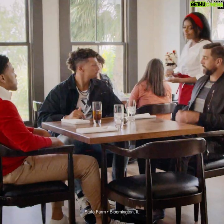 Aaron Rodgers Instagram - #ad Sundaes on football Sundays. #commercialfood @jakefromstatefarm @patrickmahomes #
