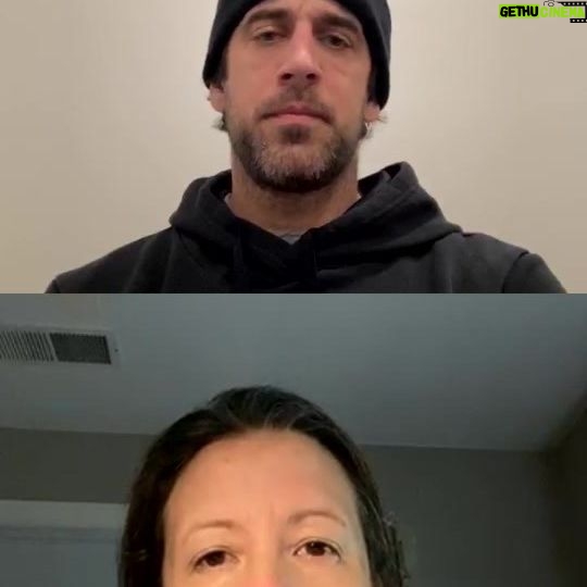Aaron Rodgers Instagram - A convo with Alexa Benson the CEO and President of the North Valley Community Foundation