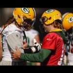 Aaron Rodgers Instagram - Here’s some... #MondayNightGratitude for some of the incredibly special people in my life, with some pictures from the last beautiful year. @shailenewoodley, thanks for letting me chase after you the first couple months after we met, and finally letting me catch up to you and be a part of your life. Thanks for always having my back, for the incredible kindness you show me and everyone you meet, and for showing me what unconditional love looks like, I love you and am grateful for you. To the men I got to share the QB room with everyday, Matt, Nathaniel, Luke, @jordan3love and @kurtbenkert , you guys made every day so much fun and I’m so thankful for the daily laughs and stress relief you brought me every week of the year. I love you guys. To the Friday Crew, @aiydacobb , @rcobb18 , @frankieshebby , and @davidbakhtiari , I loved every moment we got to spend together this year. Your love and support was overwhelming, and I cherish the friendships I have with each of you. To my teammates, past and current, you are the icing on the beautiful cake we call our job; football. the friendships that we have will transcend our collective time in this game and I am so thankful for the role that each of you have played in making my life that much better. I love you guys, and cherish the memories we’ve made. To everyone else, Spread love and gratitude you beautiful people, and read a book once in a while too while you’re at it. Love and peace ❤️❤️