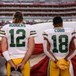 Aaron Rodgers Instagram - Happy 32nd 🎂 to my brother @rcobb18 ♍️ An incredible husband, father, baller, teammate, leader, seeker, mentor, and best friend ❤️ #babycalves #slowblink #