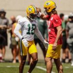 Aaron Rodgers Instagram - Happy 32nd 🎂 to my brother @rcobb18 ♍️ An incredible husband, father, baller, teammate, leader, seeker, mentor, and best friend ❤️ #babycalves #slowblink #