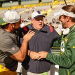 Aaron Rodgers Instagram - About last night...❤️ This is James Campen, former Green Bay packer player and coach, but he’s always been more than just a coach. He has been a mentor, confidant, father figure, supporter, and Friend to SO MANY players over the last 3 decades. As just about any player who played for/with him for years would attest, we are all better for having been around Jimmy. You’re a better person than a coach my friend, and you’re a tremendous coach. ❤️ #footballisfamily #yims #gratitude #
