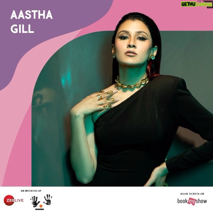 Aastha Gill Instagram - ✨SUPERSTAR ALERT ✨ The BUZZ is that the powerhouse of talent, @aasthagill is joining us on the IAGT India stage 🕺🏼 If there’s anyone who knows how to take the stage by storm and make a tune that’ll make us move, it’s her 🔥 Catch her enthralling, power-packed performance at @iagtindia Season 4: 🗓️4th February 📍MMRDA Grounds, Mumbai Get your tickets now on @bookmyshowin Turn your post notifications ON for more updates. #IAGT #ItsAGirlThingIndia #IAGTSeason4 #ComingSoon #GirlPower #FestivalAlert #aasthagill
