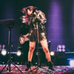 Aastha Gill Instagram – Stage = Life 🤟🏻
Life = Party 🎉
, ‘ , Stage = Party😈
Hence prove! 🧿

FIT by @gucci 
Shoes @prada 

#Aasthagill #agog #aasthagilllive #amityuniversityranchi 
📸 @dinematics @trb.creative