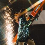 Aastha Gill Instagram – Stage = Life 🤟🏻
Life = Party 🎉
, ‘ , Stage = Party😈
Hence prove! 🧿

FIT by @gucci 
Shoes @prada 

#Aasthagill #agog #aasthagilllive #amityuniversityranchi 
📸 @dinematics @trb.creative