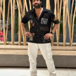 Aata Sandeep Instagram - Black 🖤🖤🖤 Outfit by @jackjonesindia