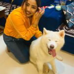 Aayushi Jaiswal Instagram - #petlovers #cute #missyousnow #cutebaby #newpost #saturday #saturdayvibes #goodevening #comments #followformore