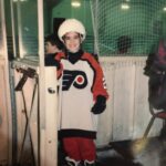 Abbi Jacobson Instagram - Did you play though? I did — Soccer was my main sport but as you can see, I dabbled. These are young ones, but the cute ones :) #aleagueoftheirown #findyourteam *For those who know, that’s a Hextall jersey