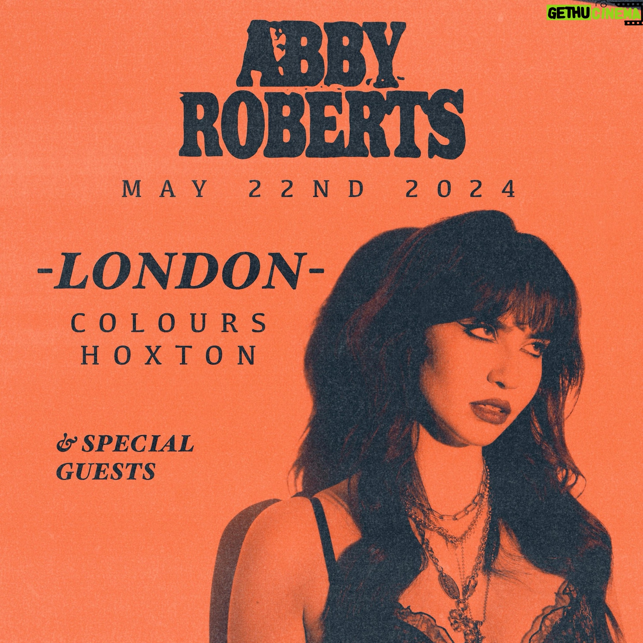 Abby Roberts Instagram - SO EXCITED TO ANNOUNCE 🥳 i’m gonna be playing a very special headline show at colours debuting my new EP ‘obscura’, playing a bunch of new tunes for the very first time I CANT WAIT TO SING WITH U ALL AGAIN SOON SEE U THEREEE!🌟❤️🔥 O2 Presale: Wednesday 24th @ 10am Live Nation Presale: Thursday 25th @ 10am Tickets On sale: Friday 26th @ 10am