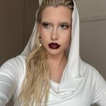Abby Roberts Instagram - 2023 was a lesson and a blessing <3 1. lana del rey at hyde park 2. BABY MUUURF 3. finished an ep 4. slayed the house down boots at abbyween 5. causing chaos in airports with my favourite human 6. sang some songs that mean alot to me in bahrain w halsey 7. breakfast w gwen stefani??? 8. sang some more songs round europe w my fav people supporting gus dapperton 9. slaying in chet lo for fashion week 10. barbie and ken at the prem