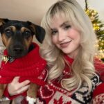 Abby Roberts Instagram - merry christmas from me and my son