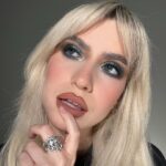 Abby Roberts Instagram – got glammed by my bestie @milanreddydevlin can we pls appreciate how pretty this beat is wowoweee✨