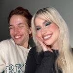 Abby Roberts Instagram – got glammed by my bestie @milanreddydevlin can we pls appreciate how pretty this beat is wowoweee✨