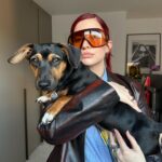 Abby Roberts Instagram - dogs and fashion and fashionable dogs