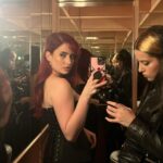 Abby Roberts Instagram - pretending to be sophisticated woman with @maccosmetics & @isamayabeauty