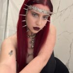 Abby Roberts Instagram - face card @alexandermcqueen