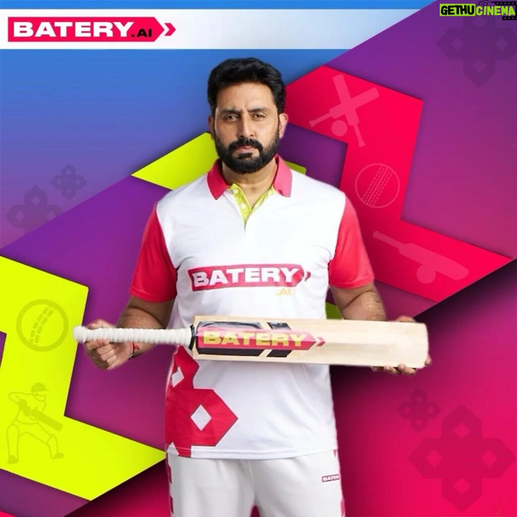Abhishek Bachchan Instagram - Cricket fans! Can you feel the adrenaline building as we prepare for the monumental cricket showdown of 2024? Cricket isn’t just a game, it’s a passion that brings us all together! Let me know in the comments section the team you support. Along with @batery_ai I can’t wait for this heart-pounding season!! 🏏 #bateryai #chargetowin
