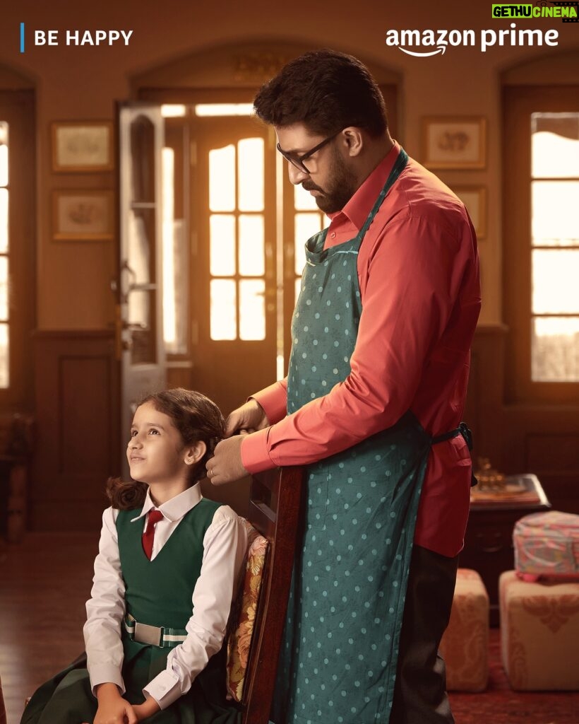 Abhishek Bachchan Instagram - Unfold the journey of a single father and his talented daughter who aspires to perform on the country’s biggest dance reality show. Be Happy highlights the extraordinary lengths a father will go to fulfil his daughter’s dreams and find true happiness. #BeHappyOnPrime #AreYouReady #PrimeVideoPresents Production Company: Remo D’Souza Entertainment Producers: Lizelle Remo D’souza Director: Remo D’Souza Writers: Remo D’Souza, Tushar Hiranandani, Kanishka Singh Deo, Chirag Garg Key Cast: Abhishek Bachchan, Nora Fatehi, Nasser, Inayat Verma, Johnny Lever