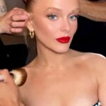 Abigail Cowen Instagram – love u! @patrickta @dimitrishair I asked Dimitri to tape my lil elf ears back like a weirdo but we’re here for it lolz