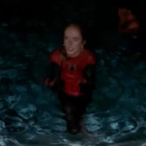 Abigail Cowen Instagram - Beach-goer by day, Spider-Man by NIGHT.