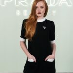 Abigail Cowen Instagram – In love with @pradabeauty, was a dream night 🤍#pradabeautypartner