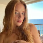 Abigail Cowen Instagram – can only go in the sun like once a year so naturally i take lots of pics to savor the rare occasion. :’) 👩🏻‍🦰💋😘