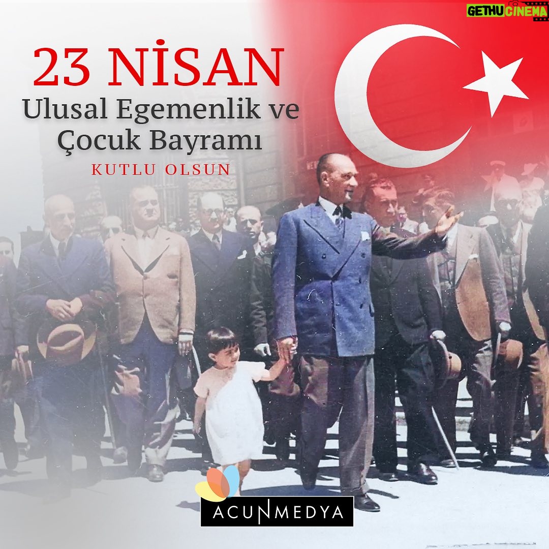 Acun Ilıcalı Instagram - Ülkemizin geleceği olan tüm çocuklarımızın 23 Nisan Ulusal Egemenlik ve Çocuk Bayramı kutlu olsun. Bu güzel günü çocuklarımıza armağan eden Ulu Önderimiz Gazi Mustafa Kemal Atatürk’ü saygıyla anıyorum.