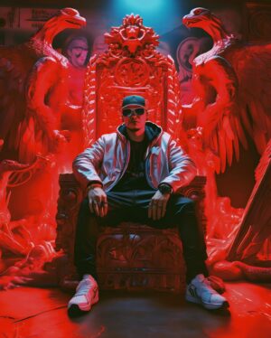 Aczino Instagram - El mejor maldito freestylero que se ha parido 🤟🏼 
Un poco de arte para mi freestyler favorito 🎨 #redbullbatalladelosgallos #fms #aczino