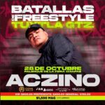 Aczino Instagram – Tuxtla Gutiérrez 🇲🇽 Nos vemos este 28 de octubre 🤟🏽 Hace mucho que no los visitamos… No faltes!!!