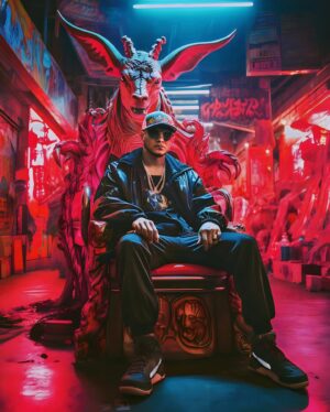 Aczino Instagram - El mejor maldito freestylero que se ha parido 🤟🏼 
Un poco de arte para mi freestyler favorito 🎨 #redbullbatalladelosgallos #fms #aczino