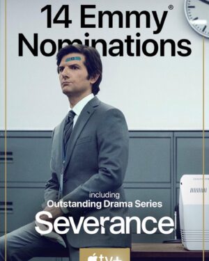 Adam Scott Instagram - Still stunned and so proud of Severance and it’s 14 (!) Emmy nominations—holy cow—THANK YOU to @tvacademyimpg It’s a huge group of incredibly talented people who make this show, and I couldn’t be happier to be among them! ❤️