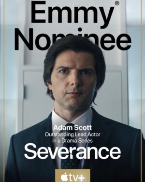 Adam Scott Instagram - Still stunned and so proud of Severance and it’s 14 (!) Emmy nominations—holy cow—THANK YOU to @tvacademyimpg It’s a huge group of incredibly talented people who make this show, and I couldn’t be happier to be among them! ❤️
