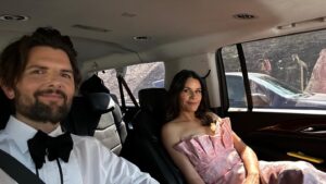 Adam Scott Instagram - You can’t tell, but we were listening to the Eagles when this photo was taken!