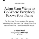 Adam Scott Instagram - Well, I tried. Thanks to @wmag I got to pretend to be Sam Malone for an afternoon, but there’s just no replicating the brilliant @teddanson and his world-renowned handsomeness. Plus, I have a beard, which Sam would possibly make fun of. Link in bio… H @darbiewieczorek MU @ellefavmakeup