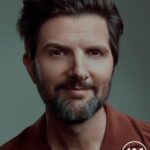 Adam Scott Instagram - Thank you to @thewrap for chatting with me about Severance and other stuff, but especially for allowing me to intertwine my fingers in this photo! Stylist @ilariaurbinati MU @ellefavmakeup H @darbiewieczorek