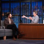 Adam Scott Instagram – On @latenightseth tonight crossing my legs and talking Father’s Day, Severance, and not texting teens with @SethMeyers, who really is the best. 👍