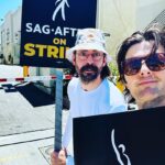 Adam Scott Instagram - @sagaftra & @wgawest @wgaeast will not provide our services until a fair deal is reached. Ball is in your court, AMPTP: you know what you have to do, and it’s not that hard.