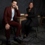 Adam Scott Instagram - For @Variety #ActorsOnActors I got to talk to @quintab about: *How rad she is *How she’s going to be on the new season of #PartyDown (!) *Aaand of course…#AbbottElementary & #Severance ✏️🚌🖍📂📺🧇