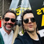 Adam Scott Instagram - All of us in the Severance cast stand with @wgaeast & @wgawest And also Nick Kroll, who it was lovely to see. #wgastrong