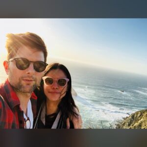 Adam Scott Instagram - Happy Valentines Day to my love, my partner, my wifey…Naomi. Still, after 25 yrs— no idea how I got so stupid lucky…❤️